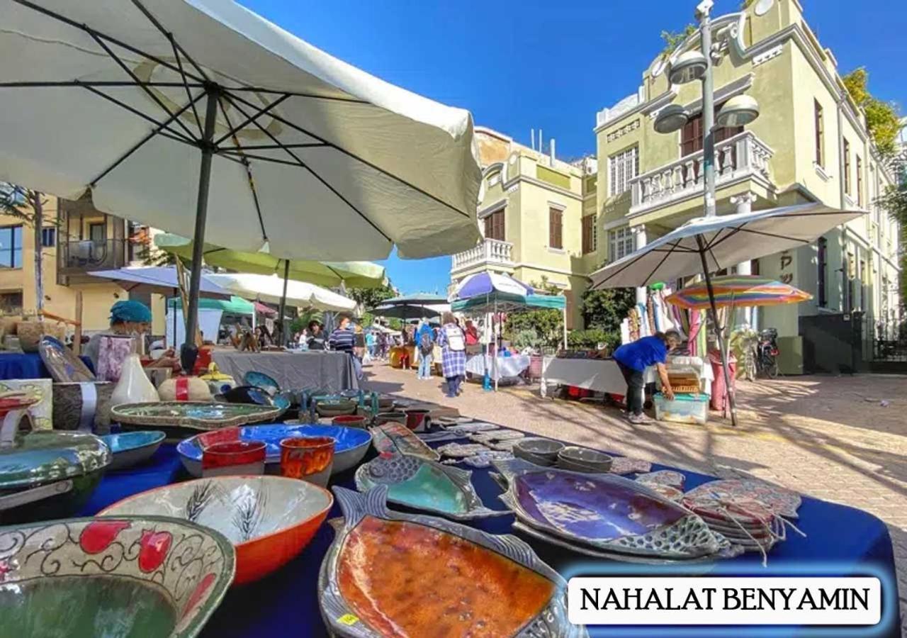 Tel-Aviv Center, Near The Beach, Terrace, 2 People Экстерьер фото
